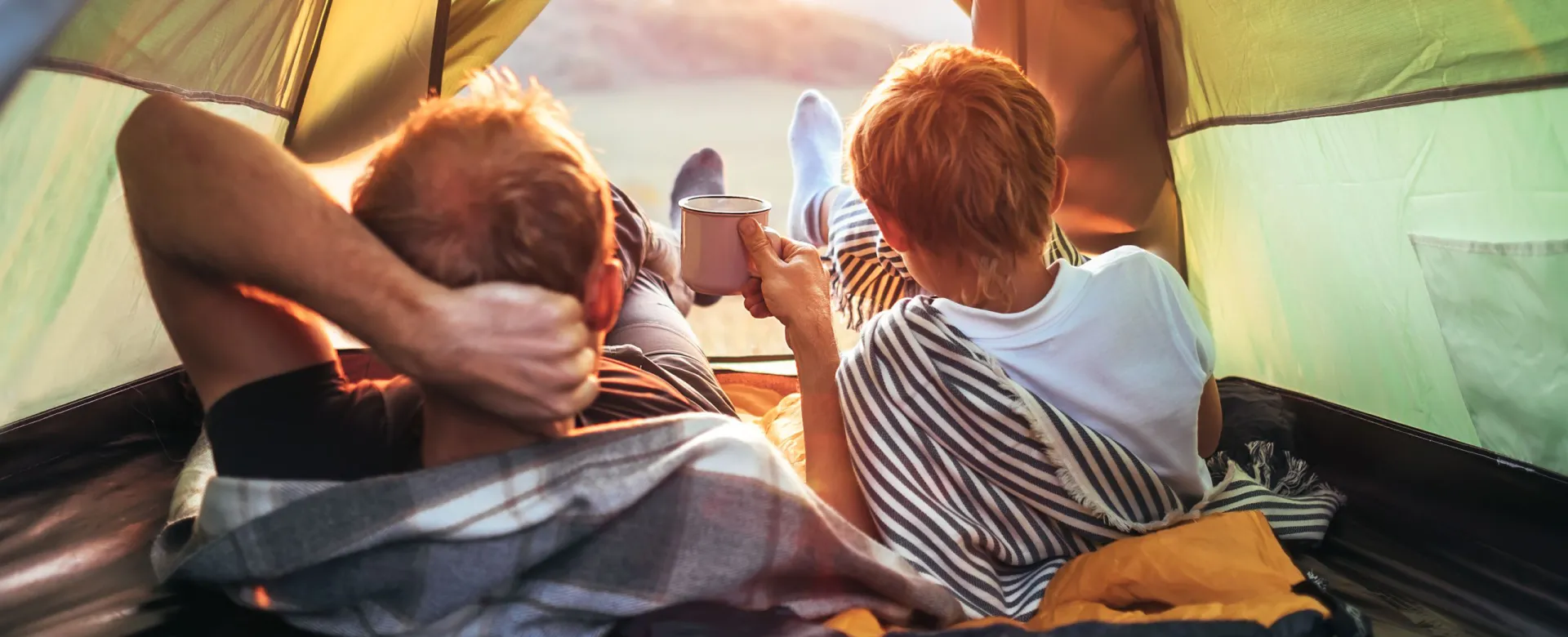 Familie im Frühling in MV